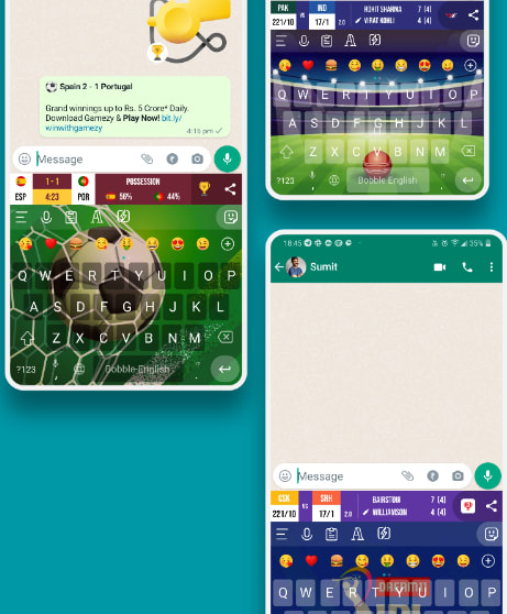 Live Scorebar - Other Media - Bobble AI Advertising Rates - The Media Ant